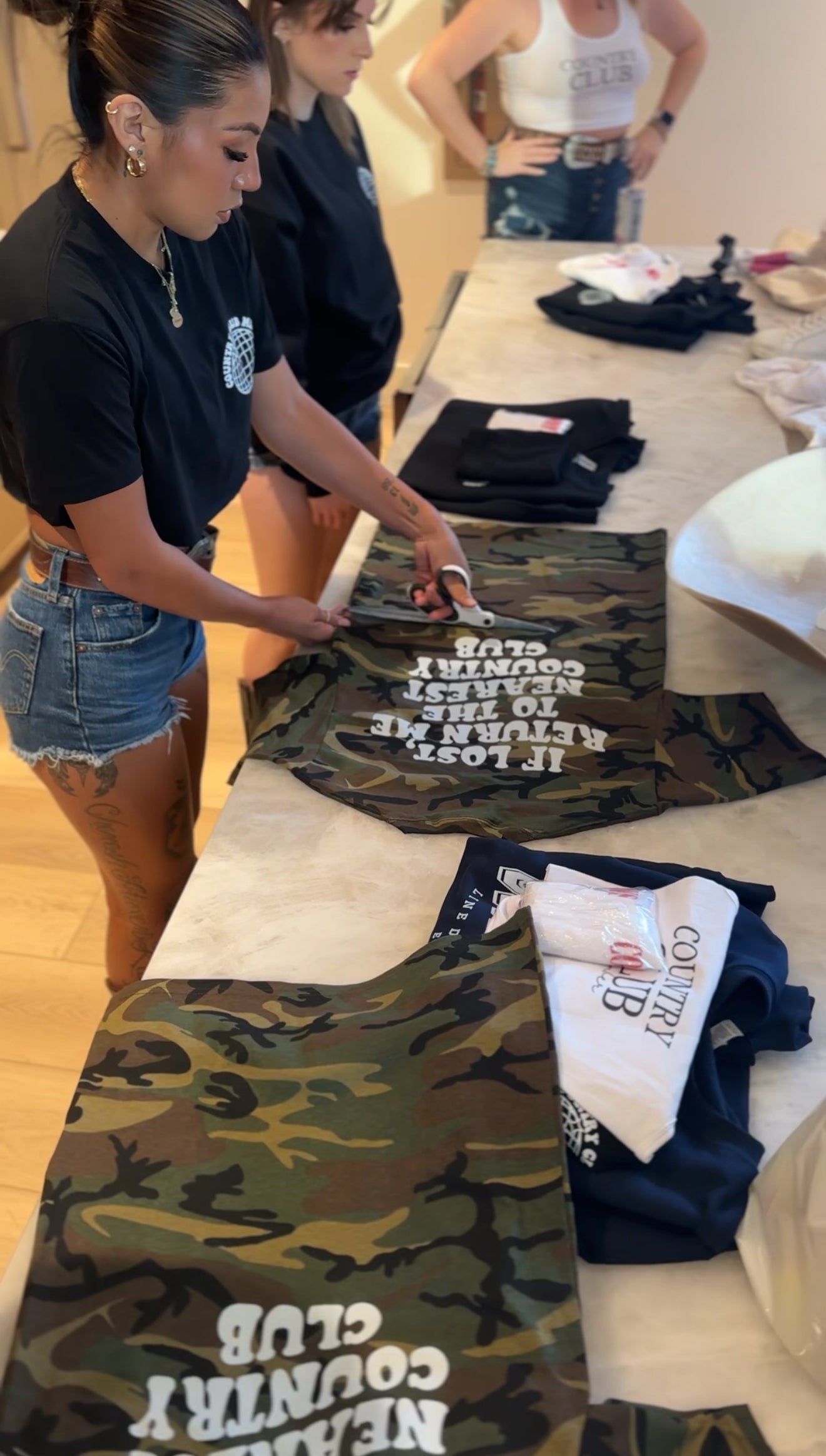 Camo Disco Cowgirl Shirt